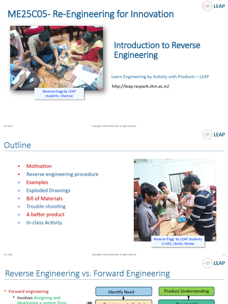Reverse Engineering Techniques for Innovation | PDF | Engineering ...