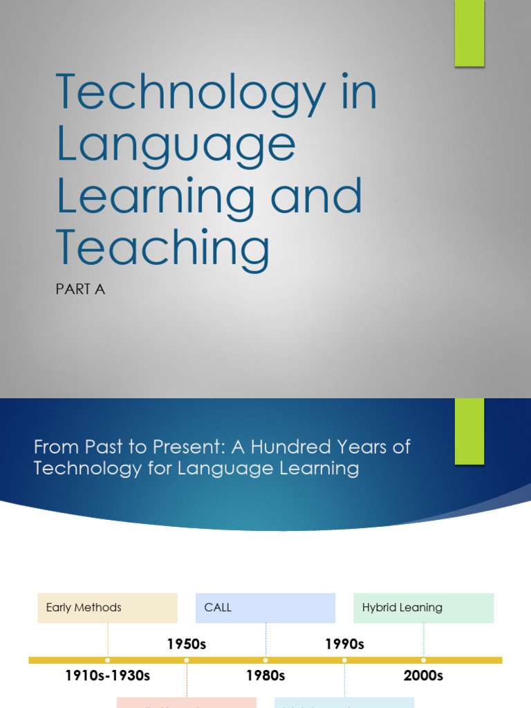 Evolution of Technology in Language Learning | PDF | Multimedia | Learning