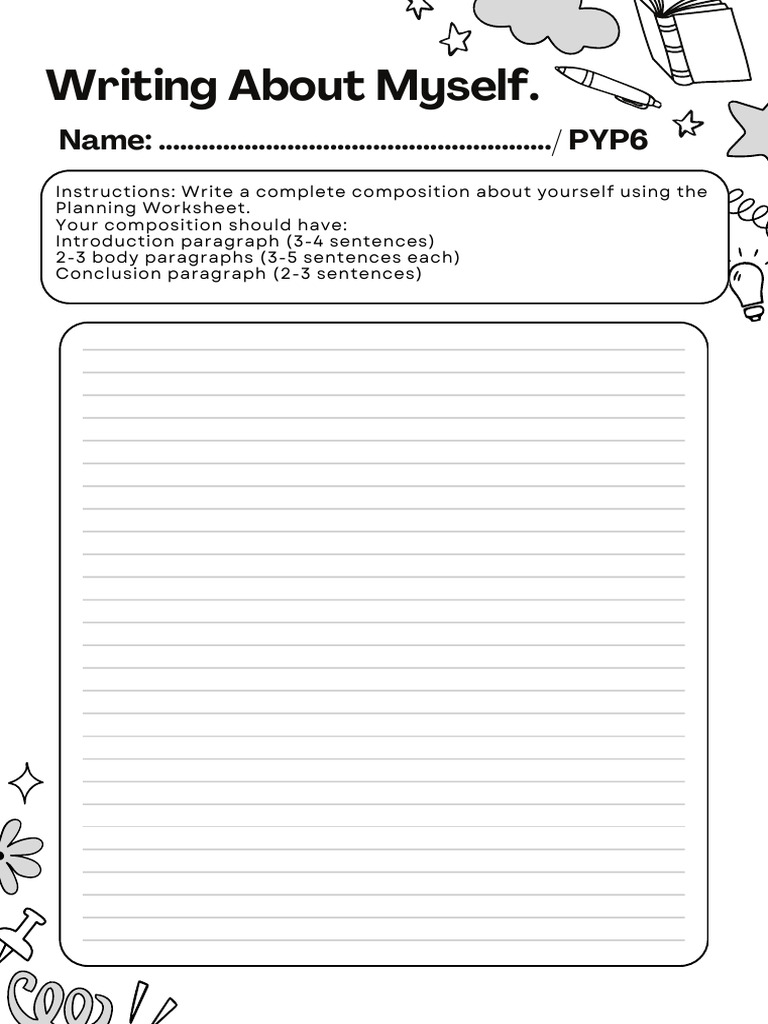 Writing Worksheet | PDF