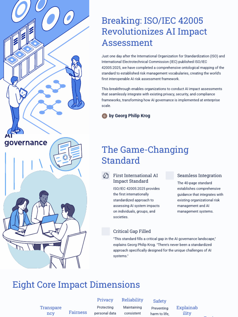 ISO/IEC 42005: AI Impact Assessment Standard | PDF | Artificial ...