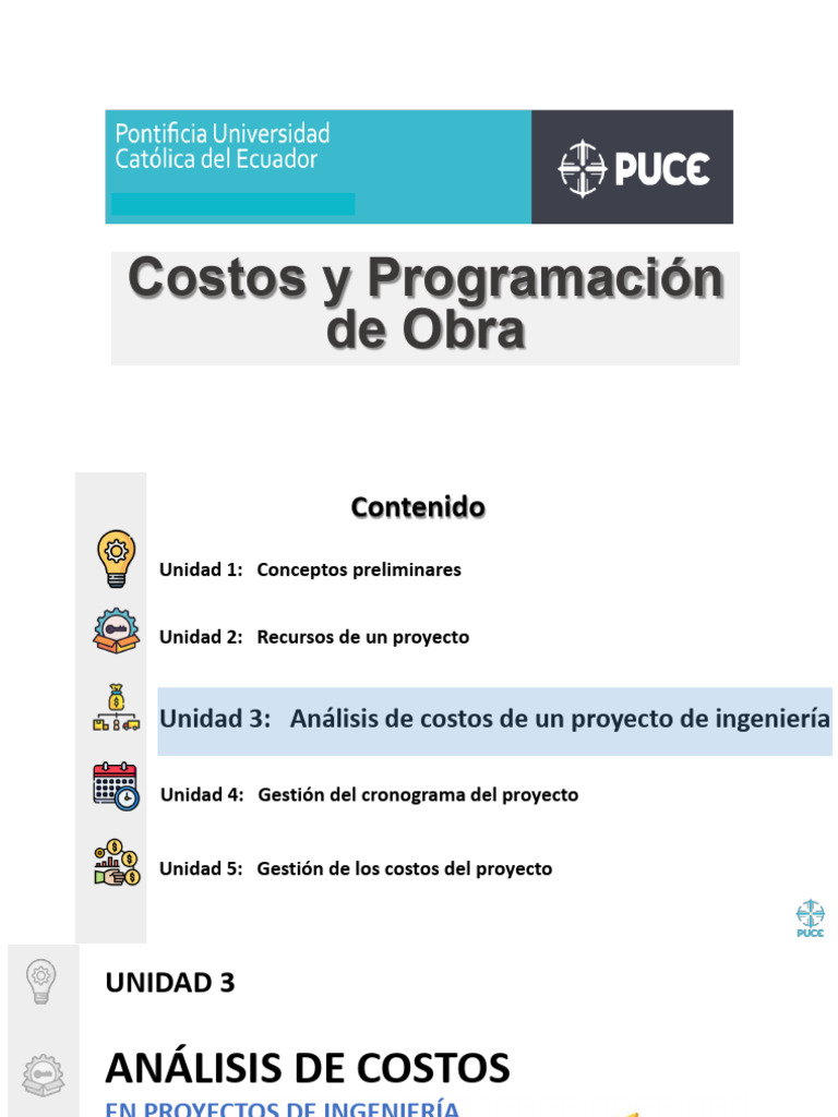 Análisis de Costos en Proyectos de Ingeniería | PDF | Presupuesto ...