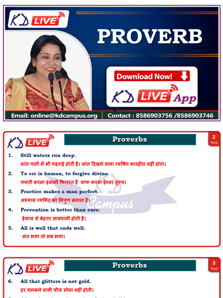 13.proverb 20200718124354 | PDF