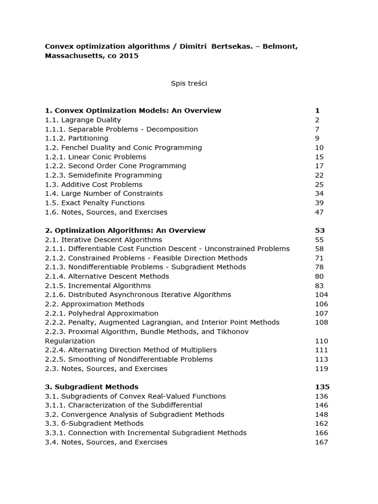 Bertsekas ConvexOptimization | PDF | Mathematical Analysis ...