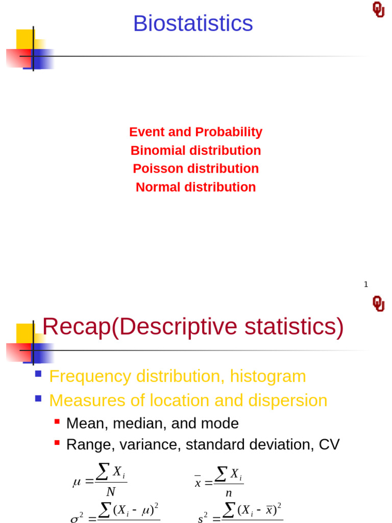 Lecture2 Probability Distribution | PDF | Poisson Distribution ...
