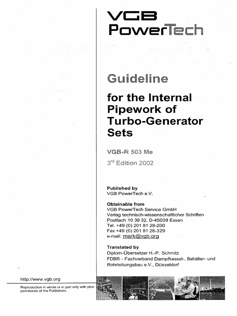 Internal Pipework Guidelines for Turbines | PDF | Pipe (Fluid ...