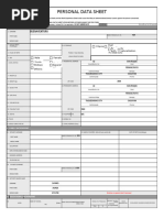 ANNEX H-1 - CS Form No. 212 Revised 2025 - Personal Data Sheet | PDF ...
