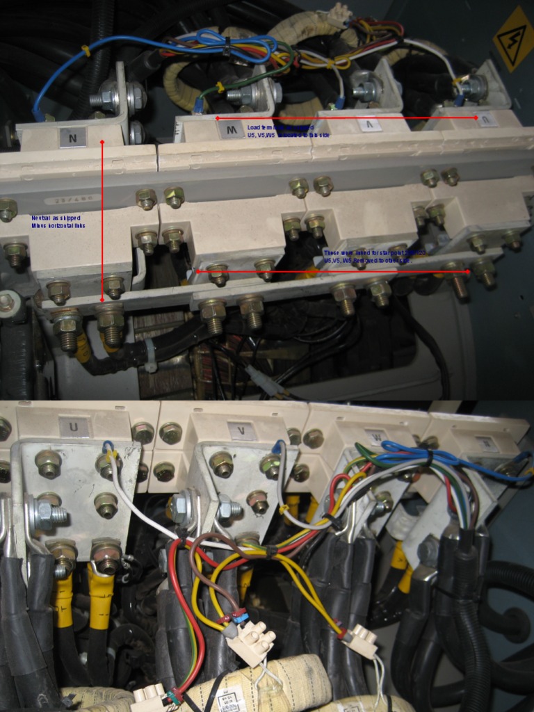 Load Terminals As Shipped U5, V5, W5 Relocated To This Side | PDF
