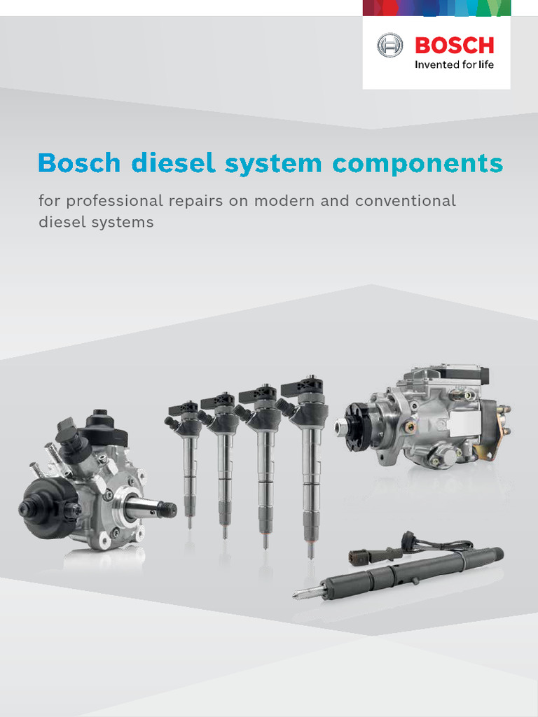 Bosch Diesel Injection Systems Overview | PDF | Fuel Injection | Diesel ...