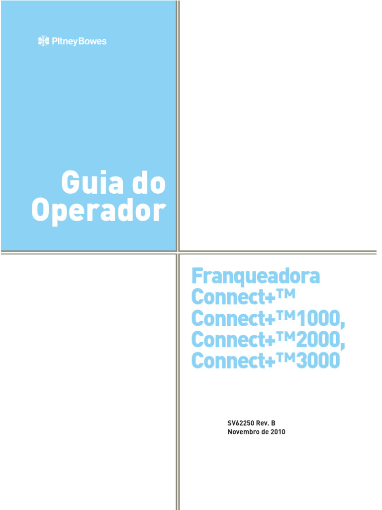 Guia do Operador Connect+™ 1000-3000 | PDF | Impressão | Fonte de energia