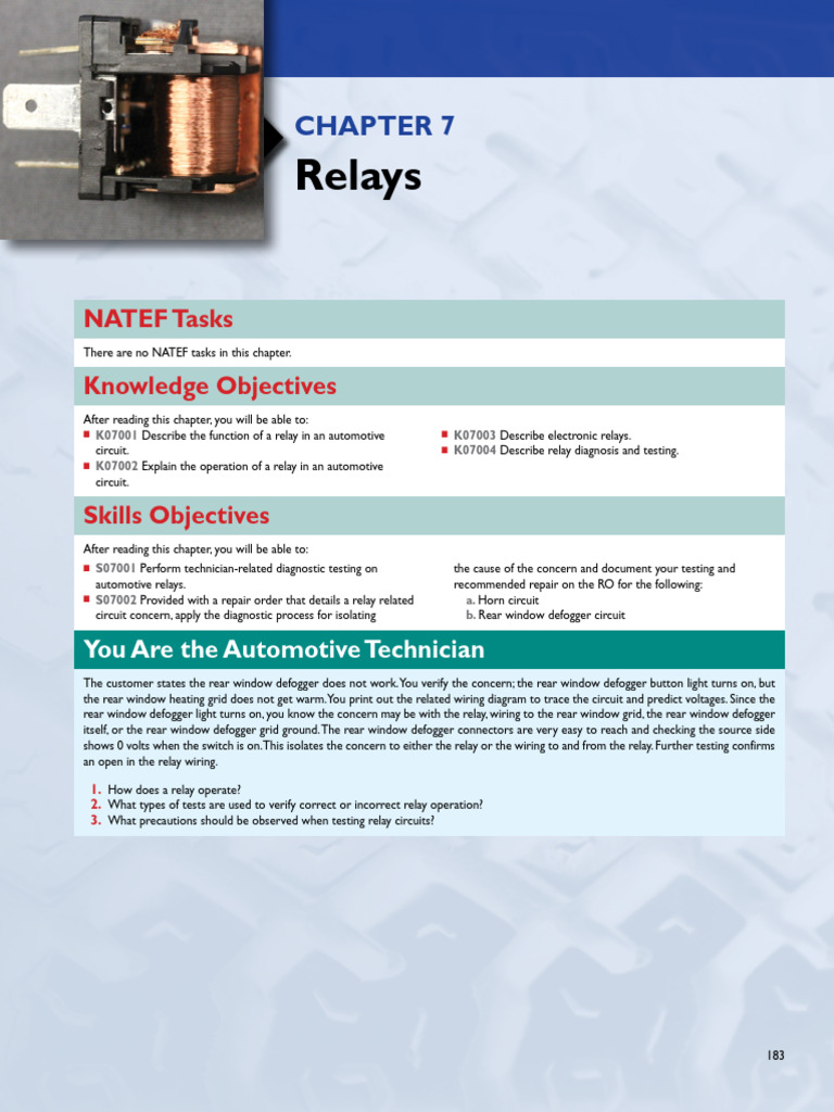 Understanding Automotive Relays | PDF | Relay | Inductor
