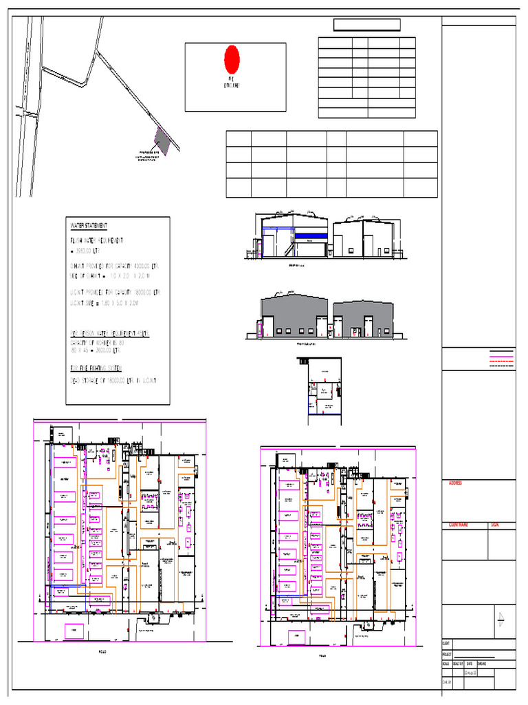 Factory Machine Layout and Site Plan | PDF | Building Automation ...