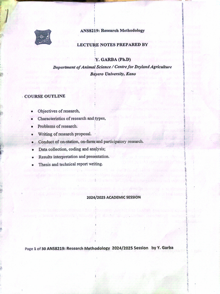 Research Methodology | PDF