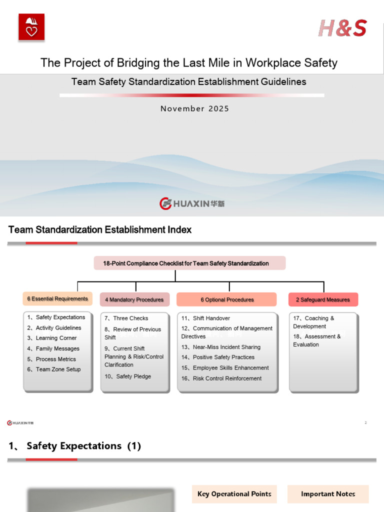 Attachment 1 Team Safety Standardization Development Guidelines | PDF ...