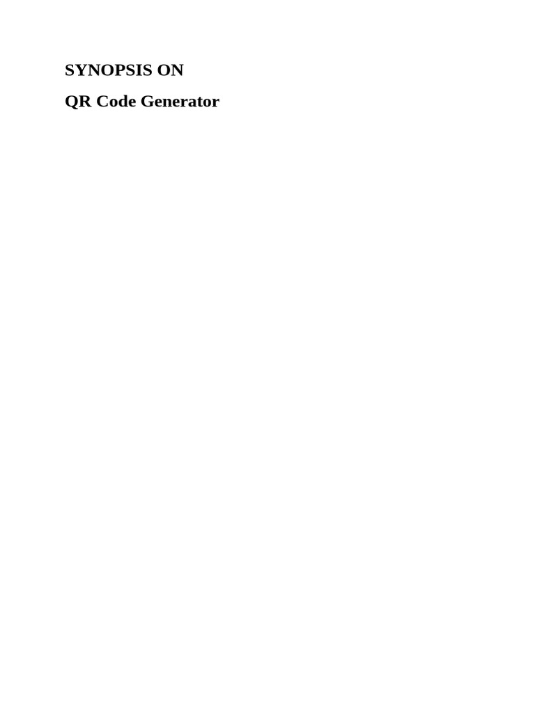 Customizable QR Code Generator Overview | PDF | Qr Code | Usability