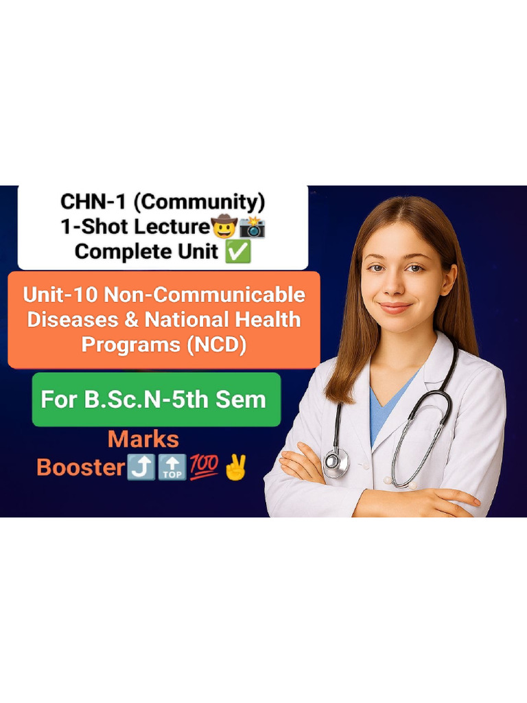 Unit 10 CHN 1 (Community) (Imp - Unit) | PDF