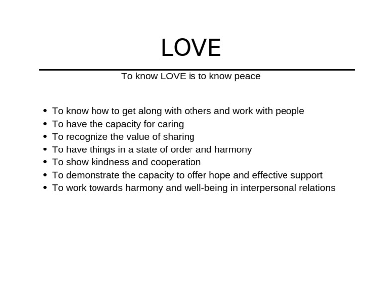 Love | PDF