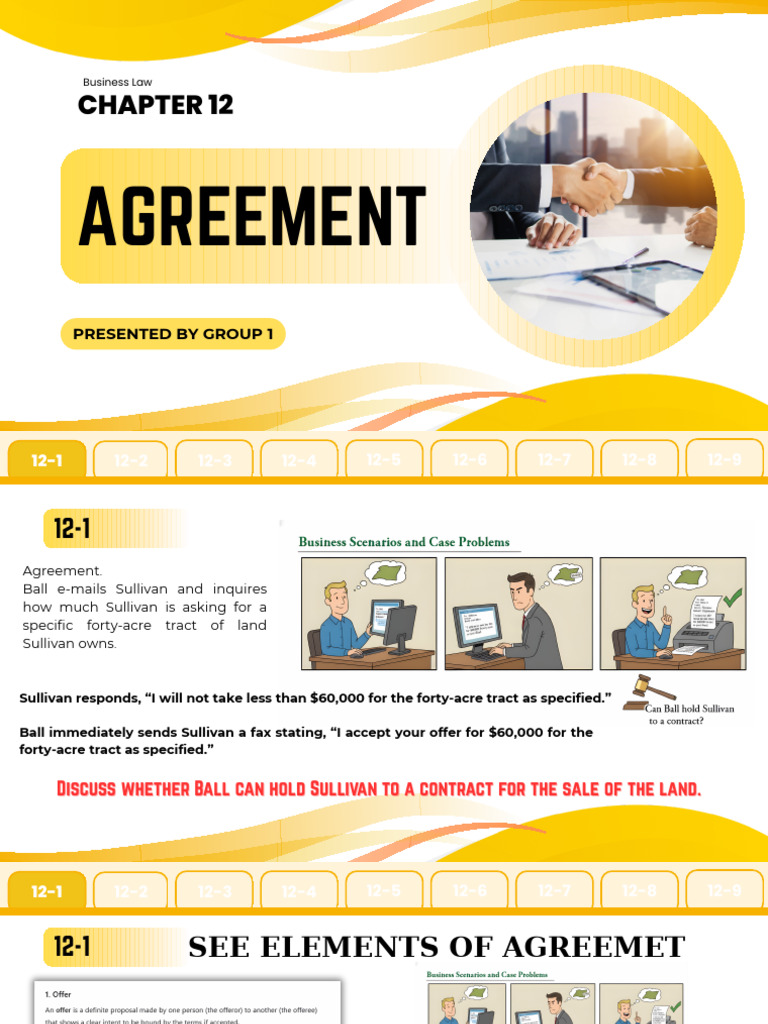 Contract Law: Offer and Acceptance Analysis | PDF | Offer And ...