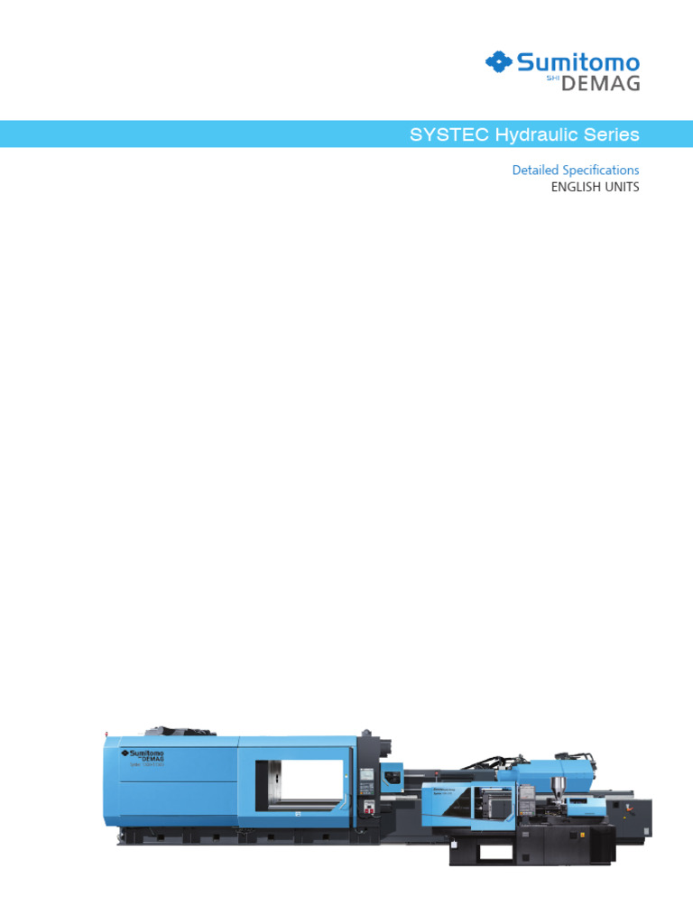 Systec Hydraulic Series Specifications | PDF | Mechanical Engineering
