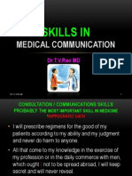 Skills in Medical Communication