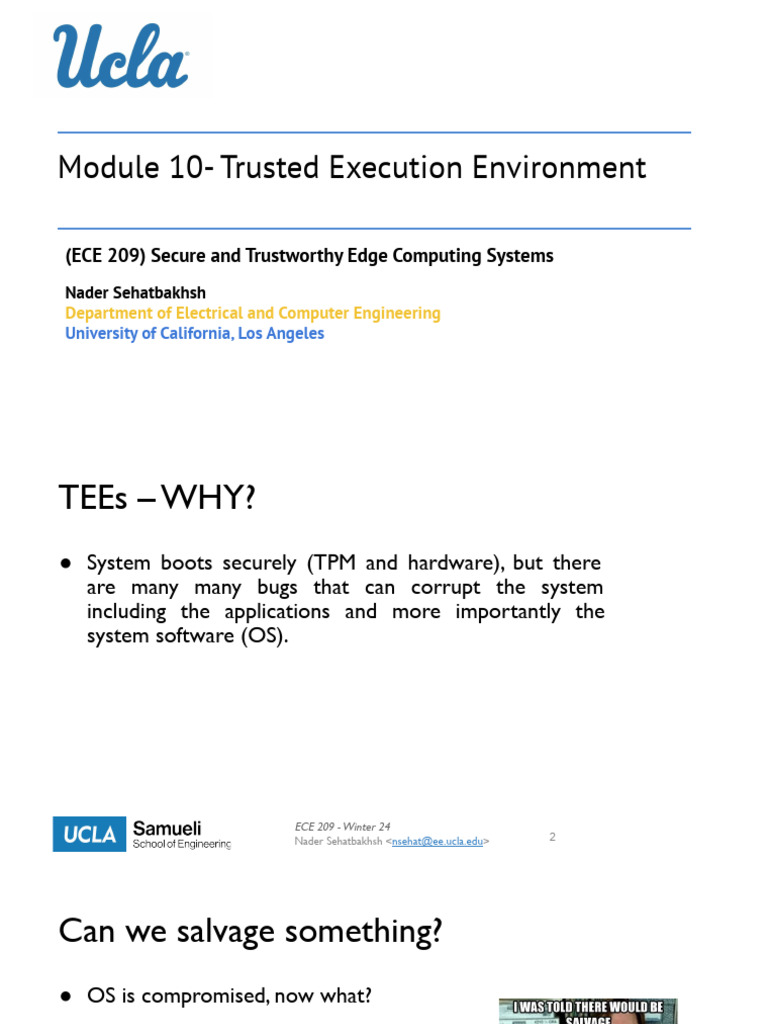 Trusted Execution Environments Explained | PDF | Cpu Cache | Central ...