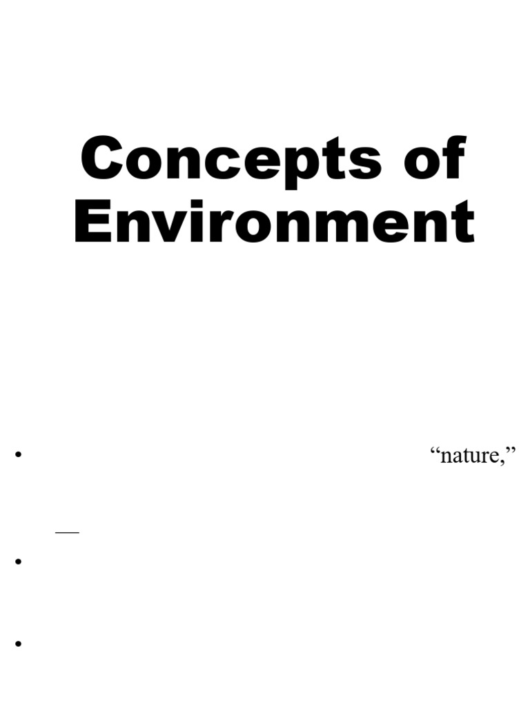 Understanding Environmental Concepts | PDF | Natural Environment | Flood