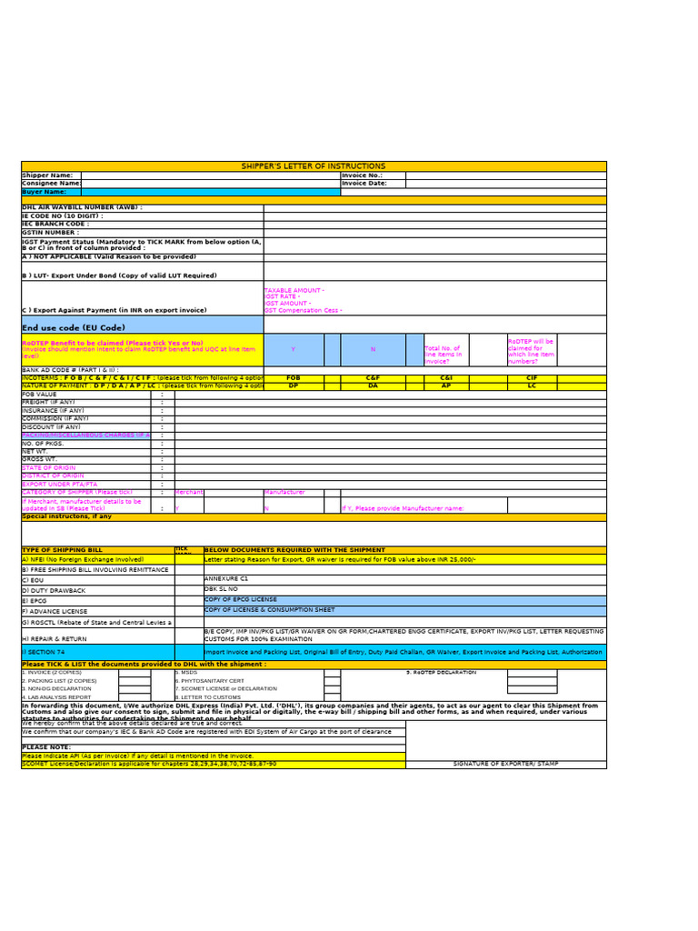 New SLI Format - 19.12.25 | PDF | Invoice