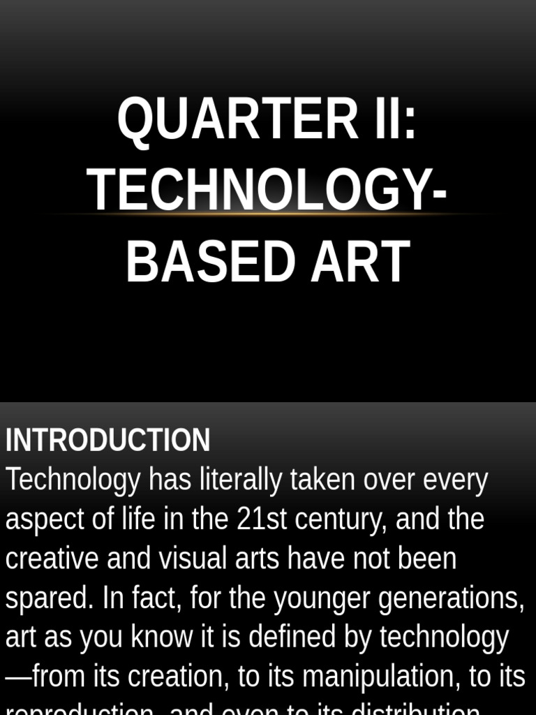 Technology Basedart Grade10 q2 2 | PDF | Smartphone | Paintings