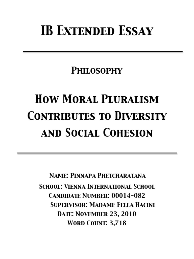 Moral pluralism pros and cons picture