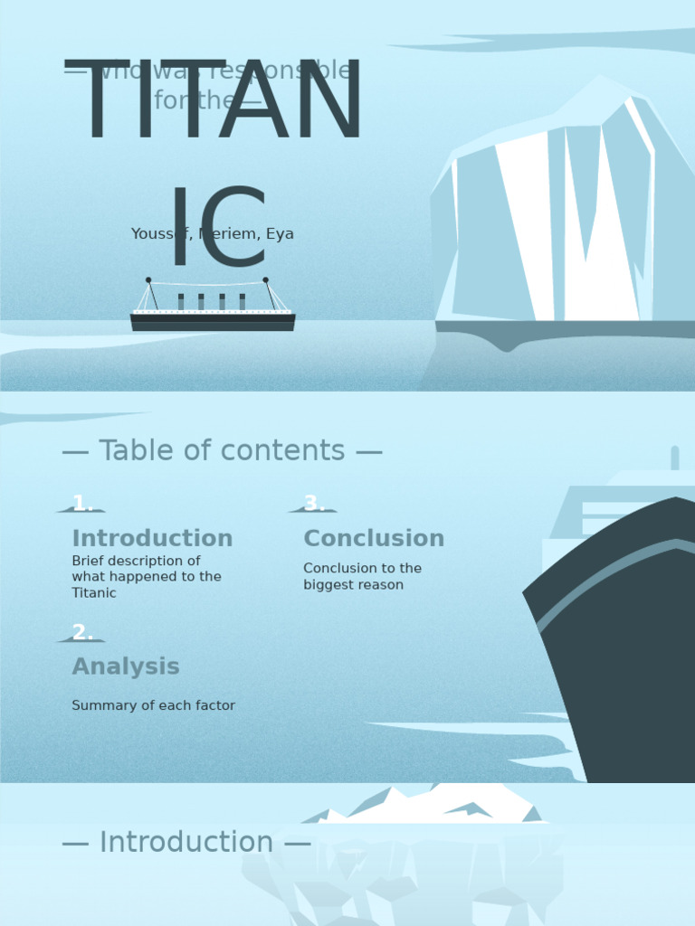 Titanic Project Term1 | PDF | Ships | Maritime Disasters