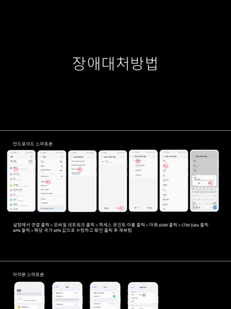 이심 데이터 연결안됨 해결 | PDF