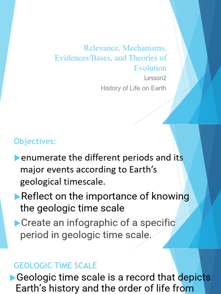 Evolution and Geologic Time Scale Overview | PDF | Abiogenesis ...