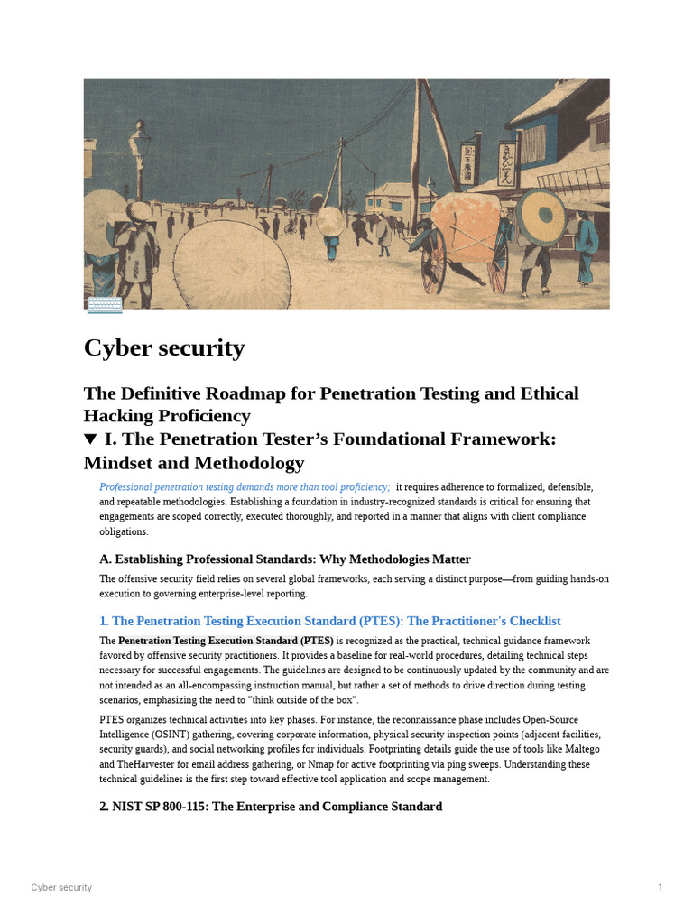 Penetration Testing Methodologies Guide | PDF | Penetration Test ...