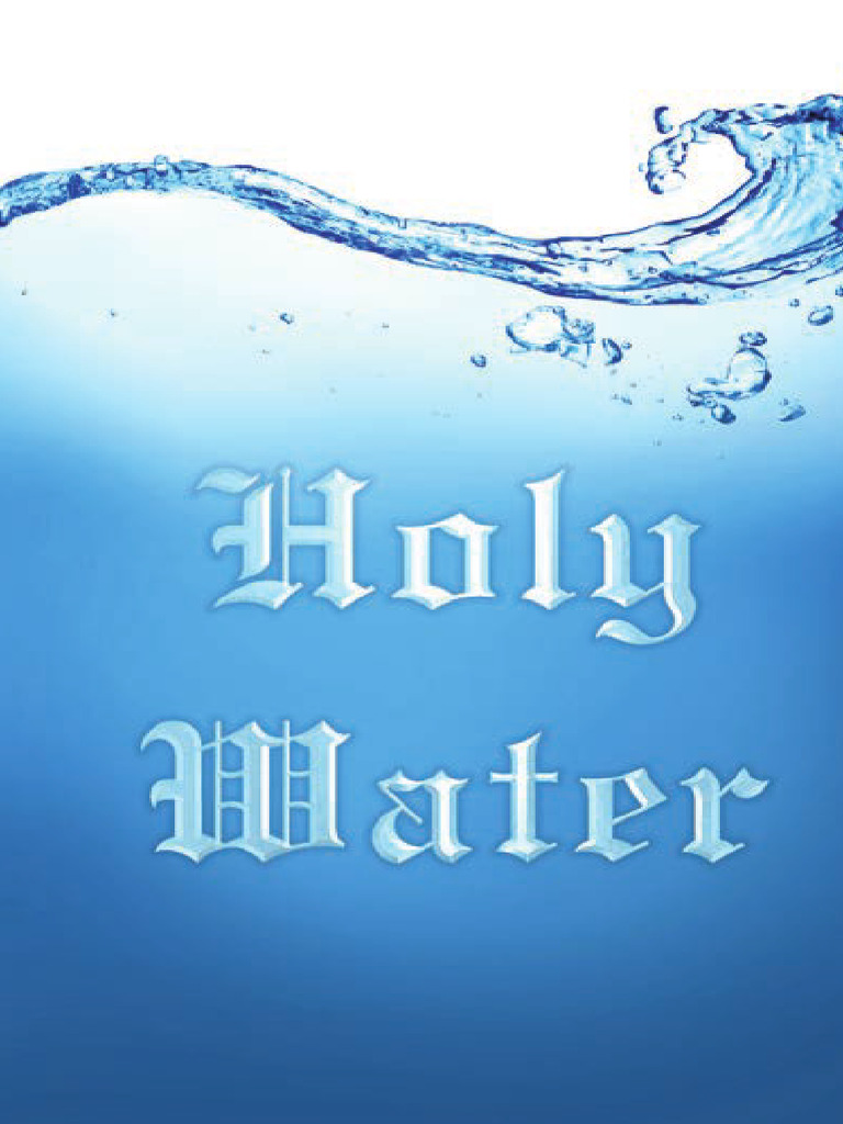 Holy Water | PDF | Sacraments | Grace In Christianity