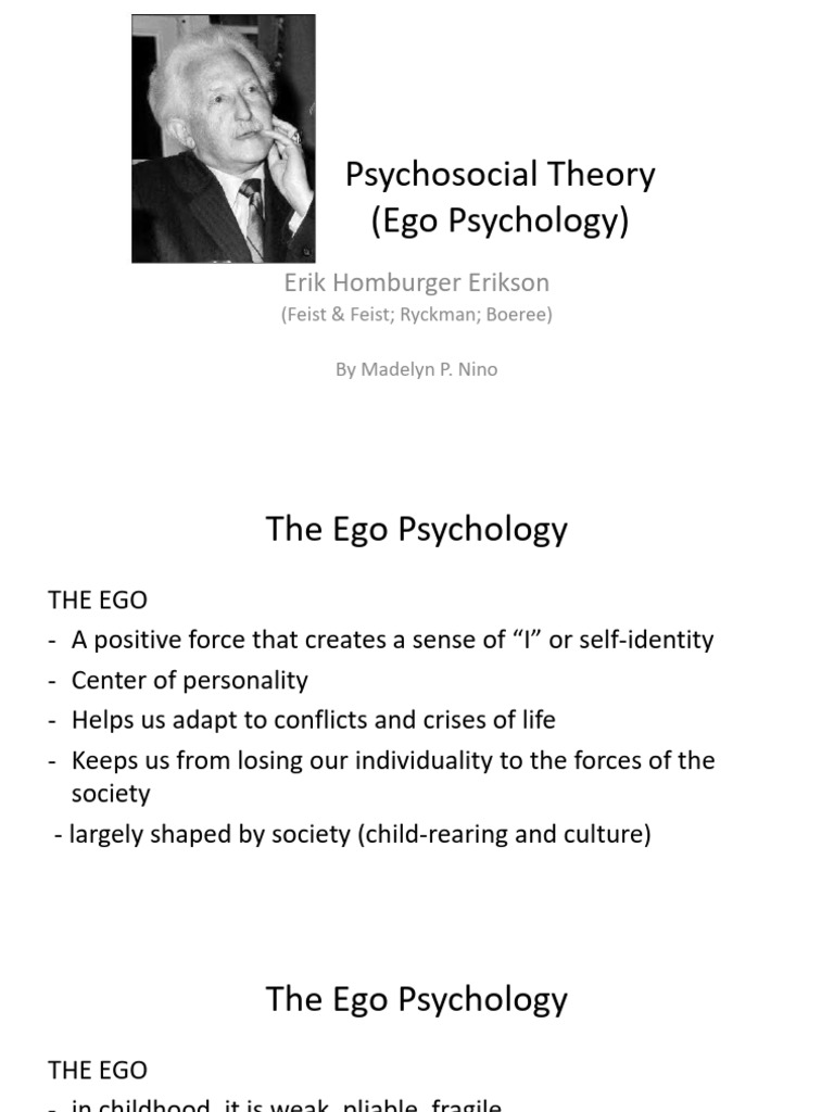 Understanding Ego Psychology Stages | PDF | Identity (Social Science ...