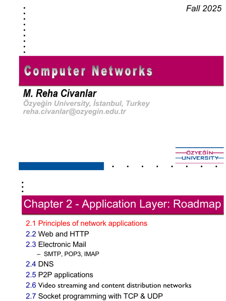 Cs447 Lecture 7 | PDF | Computer Network | Network Socket