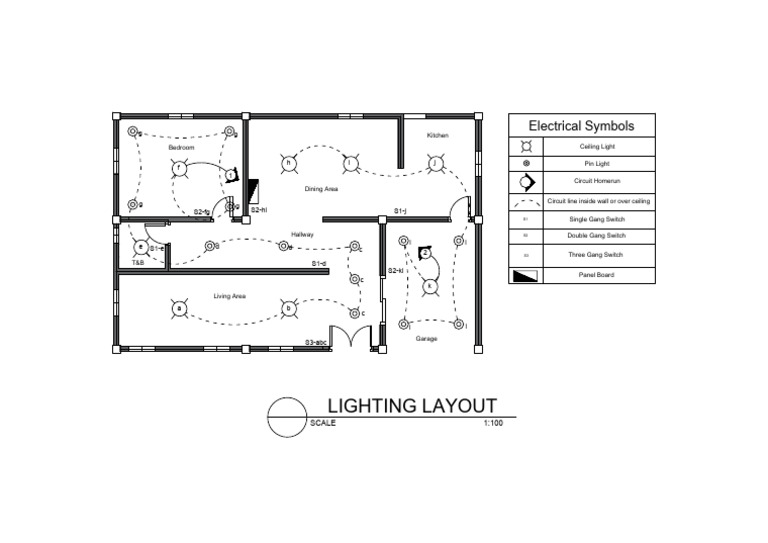 Lighting Layout | PDF | Building Engineering