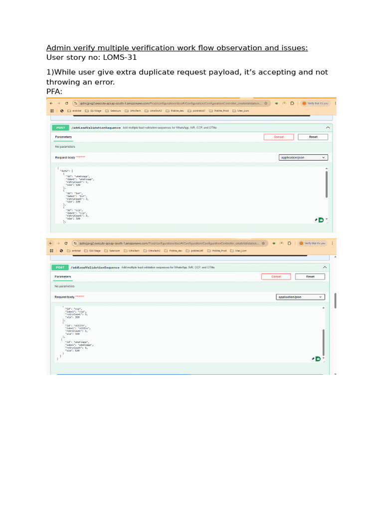 Verification Workflow Issues and Observations | PDF