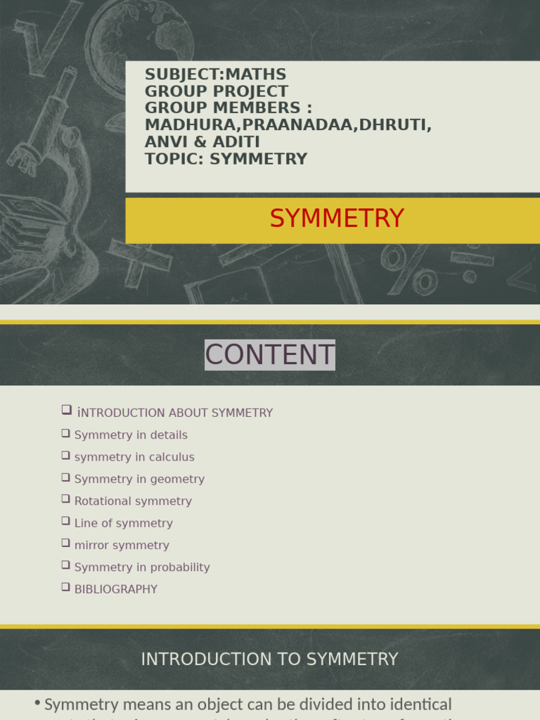 Understanding Symmetry in Mathematics | PDF | Mathematical Analysis ...