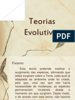 Teorias Evolutivas