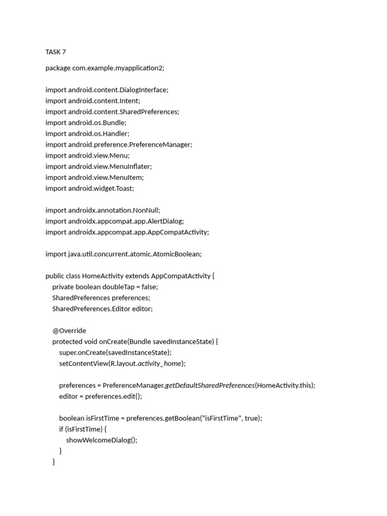HomeActivity Implementation for Pawxy VPN | PDF | Mobile Software ...