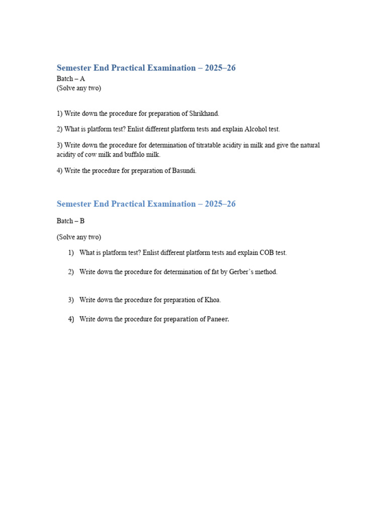 Semester End Practical Exam 2025-26-1 | PDF