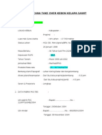 Biodata Lahan Kelapa Sawit PKS Di DJB 310512