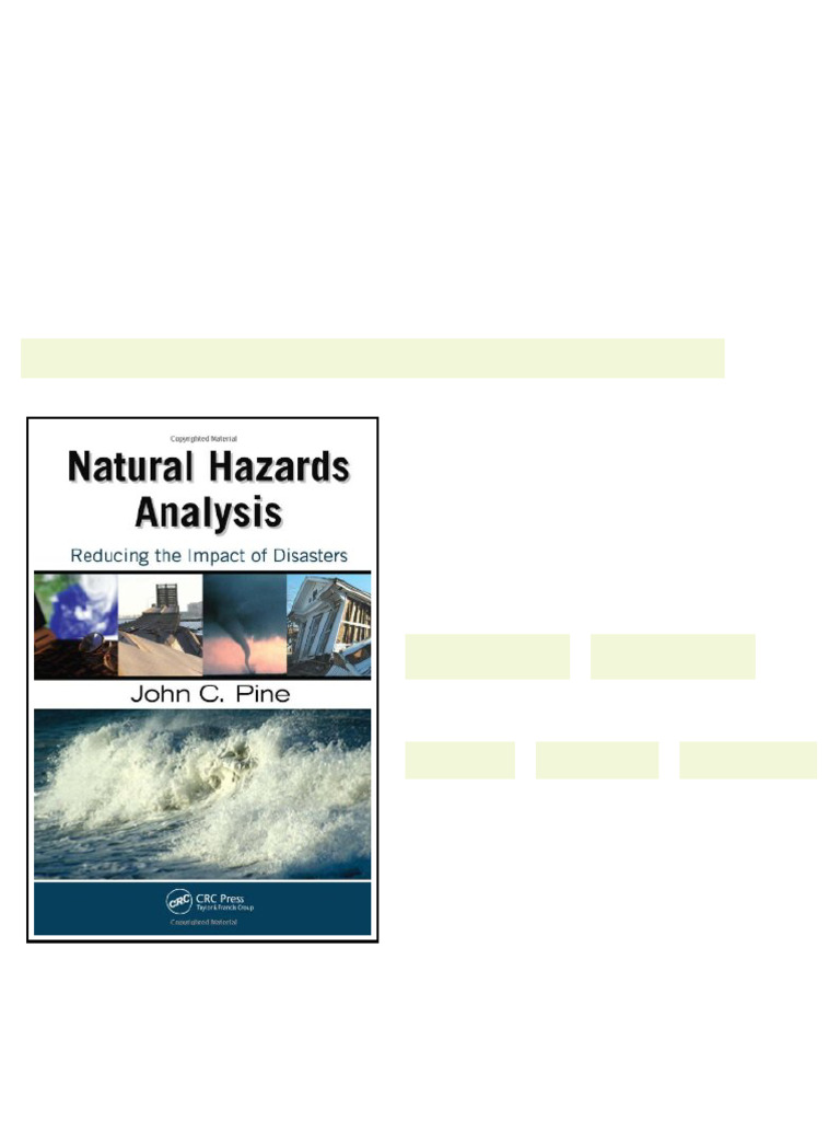 (Ebook) Natural Hazards Analysis: Reducing the Impact of Disasters by ...