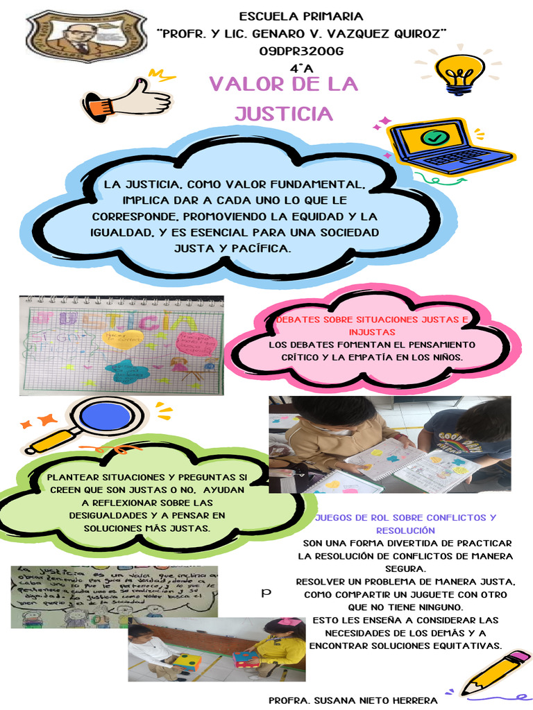Justicia como Valor en la Educación Infantil | PDF