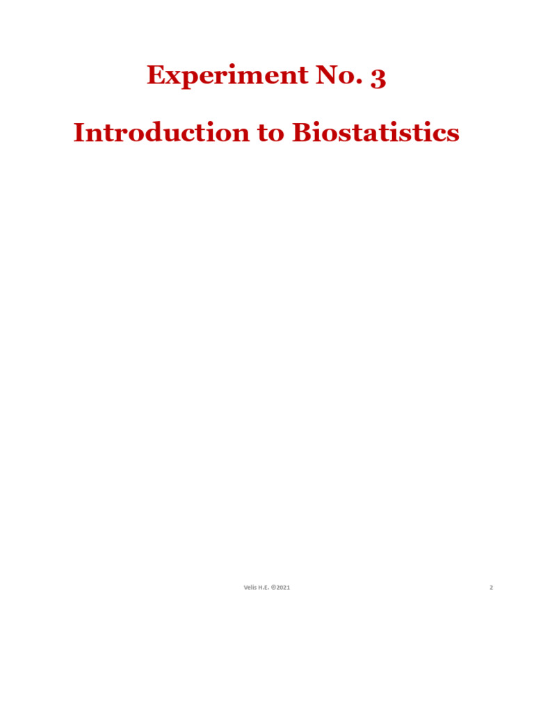 Unit 2 - Biostatistics (Parametric Tests) | PDF | Standard Deviation ...