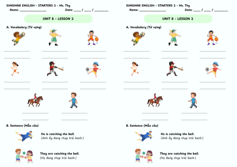 Starters 2 - Unit 8 Lesson 2 | PDF
