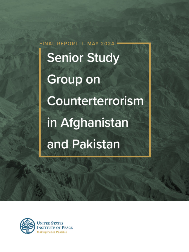 Counterterrorism Strategies for Afghanistan | PDF | Taliban | Al Qaeda