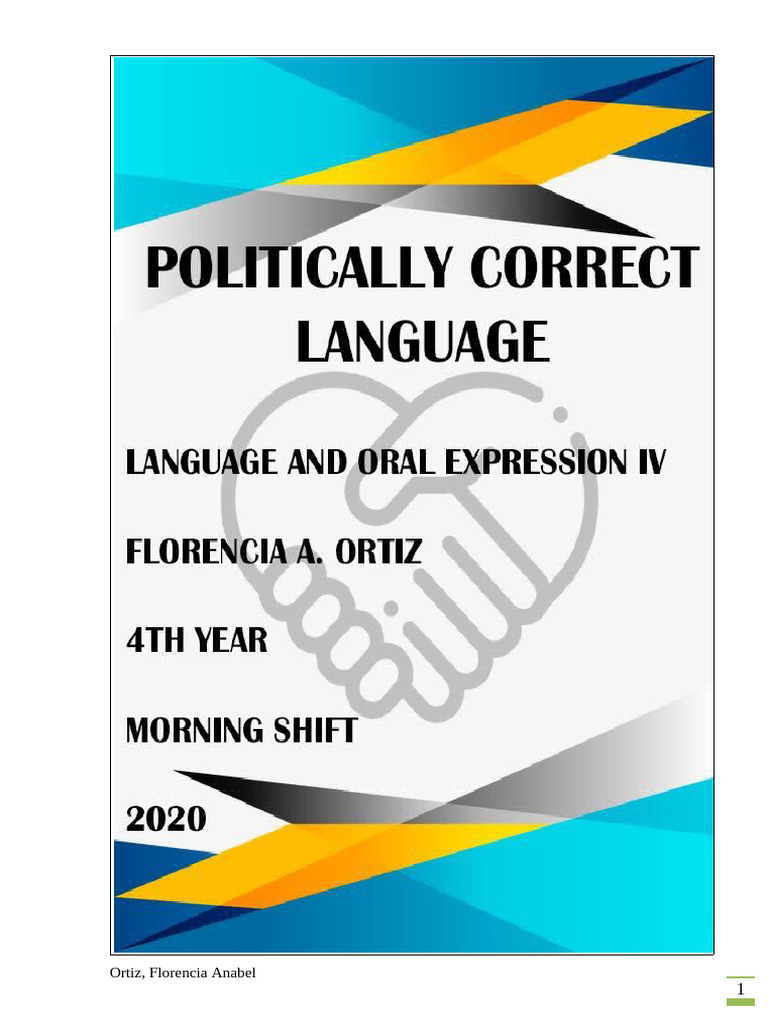 Politically Correct Language Guide | PDF | Intellectual Disability