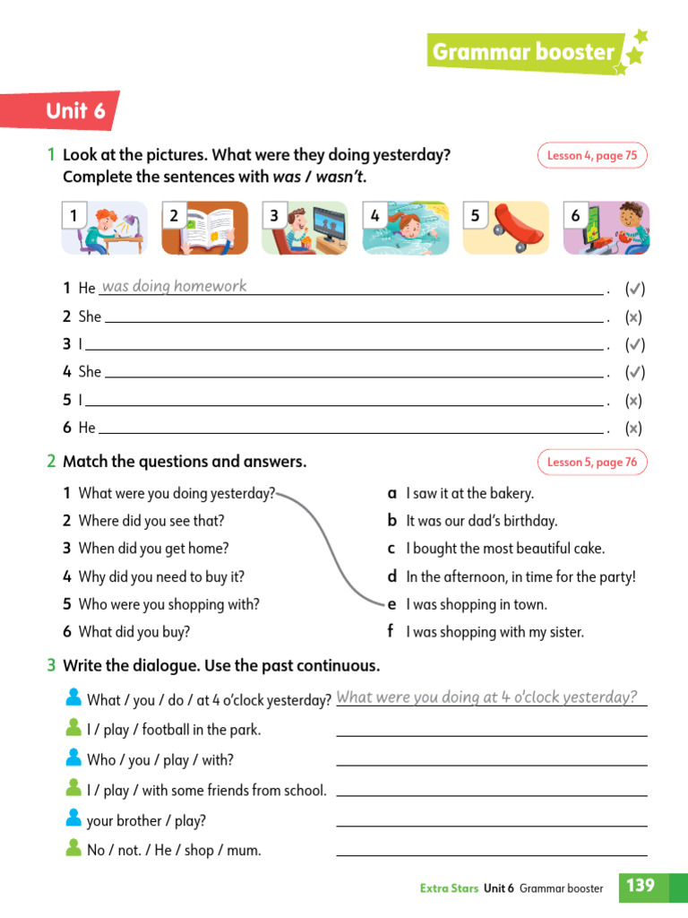 Unit 6 Grammar Booster | PDF