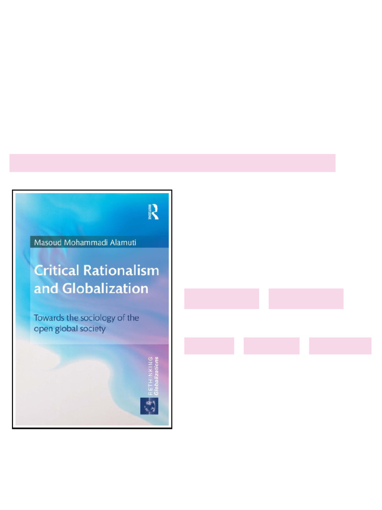 (Ebook) Critical Rationalism and Globalization: Towards the Sociology ...